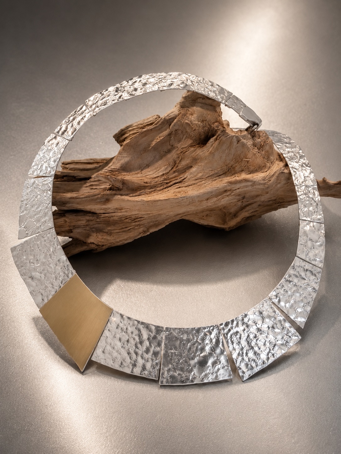 Halsreif · Silber & Gelbgold