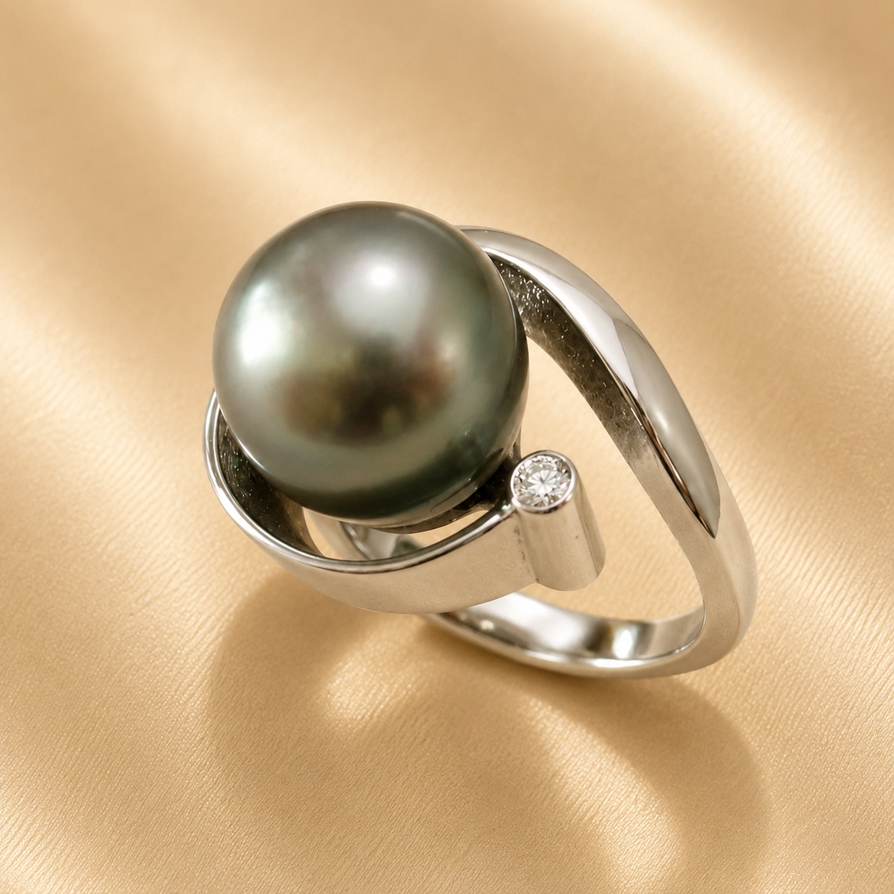 Ring · Tahitiperle & Brillant