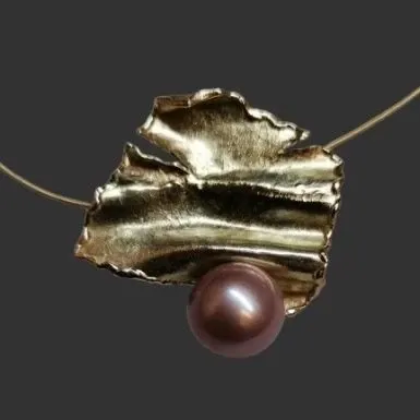 Collier Strand mit Perle